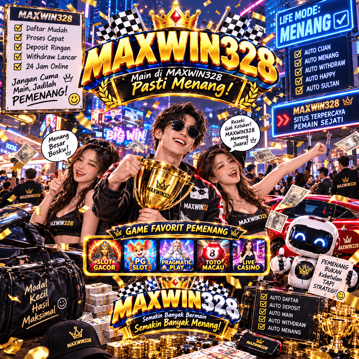 Banner MAXWIN328 Cyber Blue